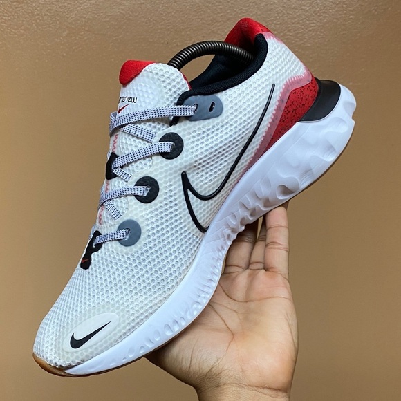 Nike Renew Run “White University Red Black Gum” Size 10.5 - Picture 7 of 16